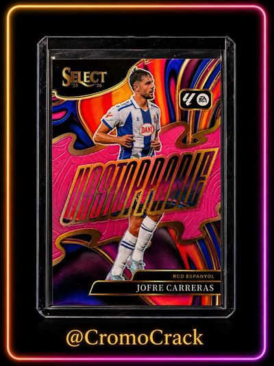 Jofre Carreras Equalizers /25 – Pink – Panini Select LaLiga 2025/26