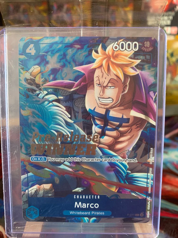 One Piece Marco p-071 SEALED image 1