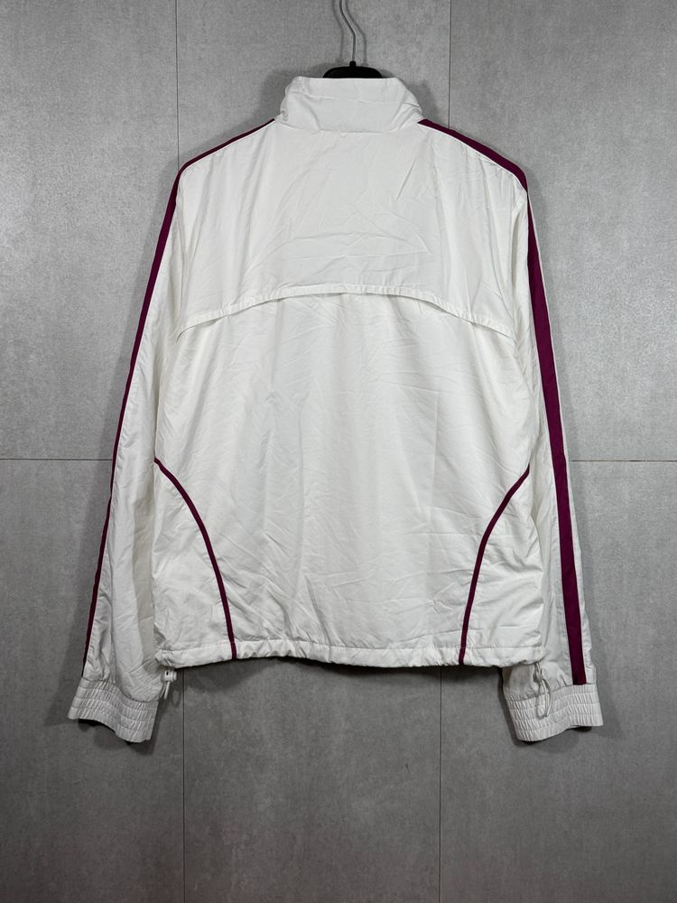 Nike White Jacket With Maroon Accents image 4