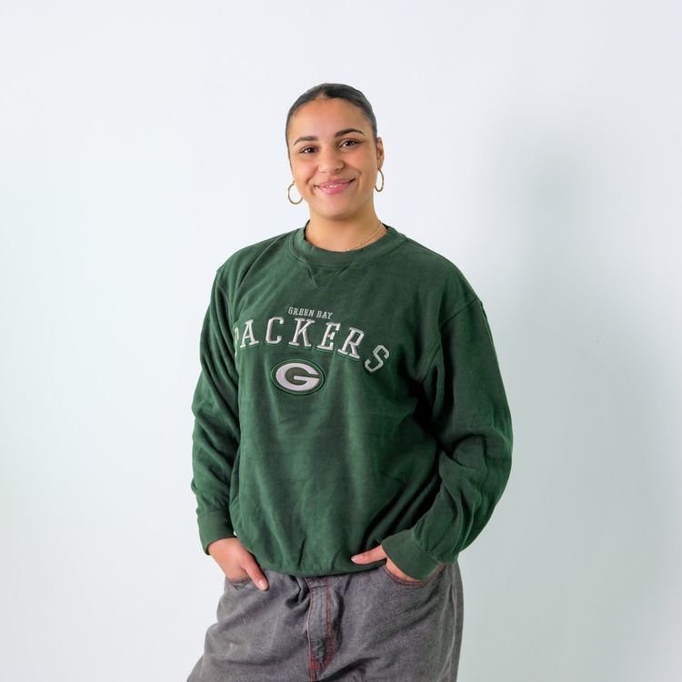 Dark Green 90s Packers Sweatshirt (M) image 4