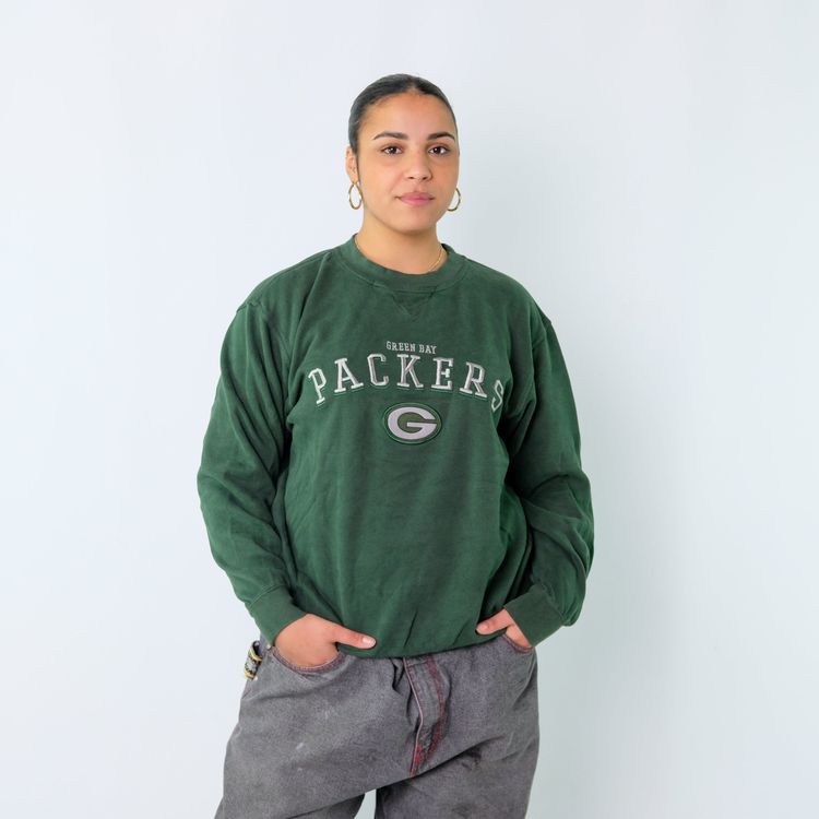 Dark Green 90s Packers Sweatshirt (M)