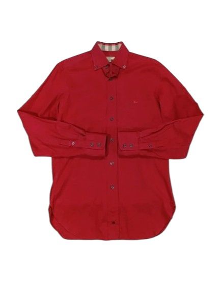 Burberry Red Slim Fit Shirt