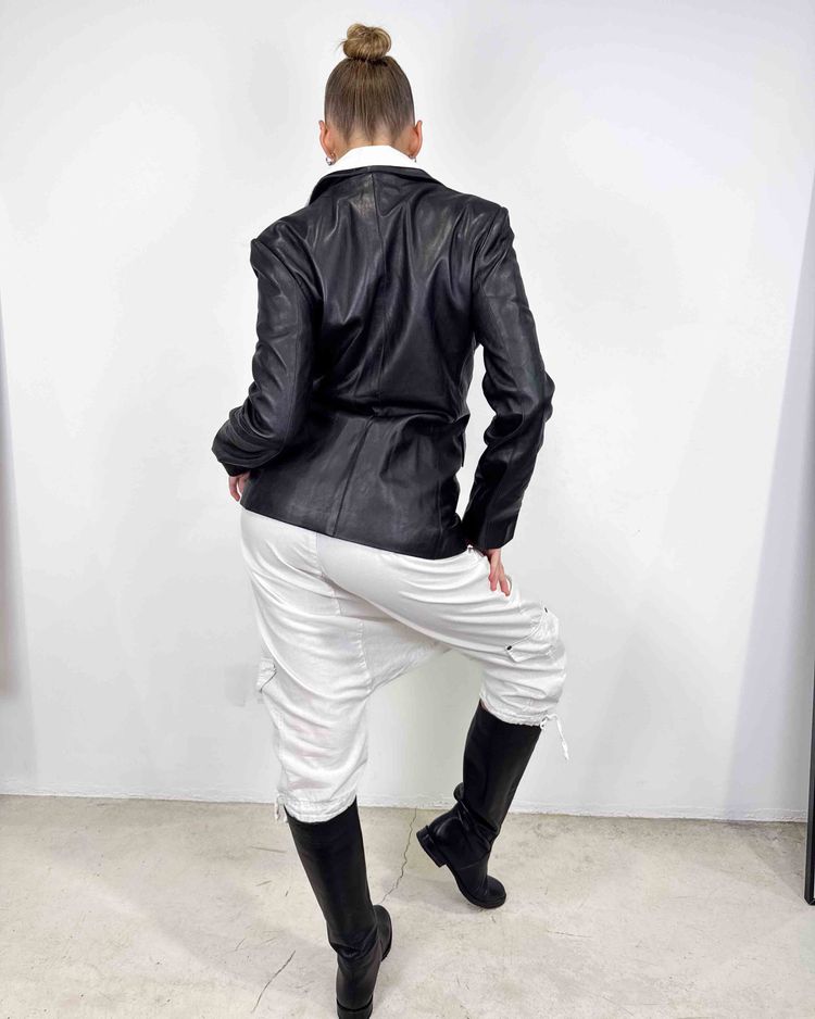 The Rue leather blazer 5
