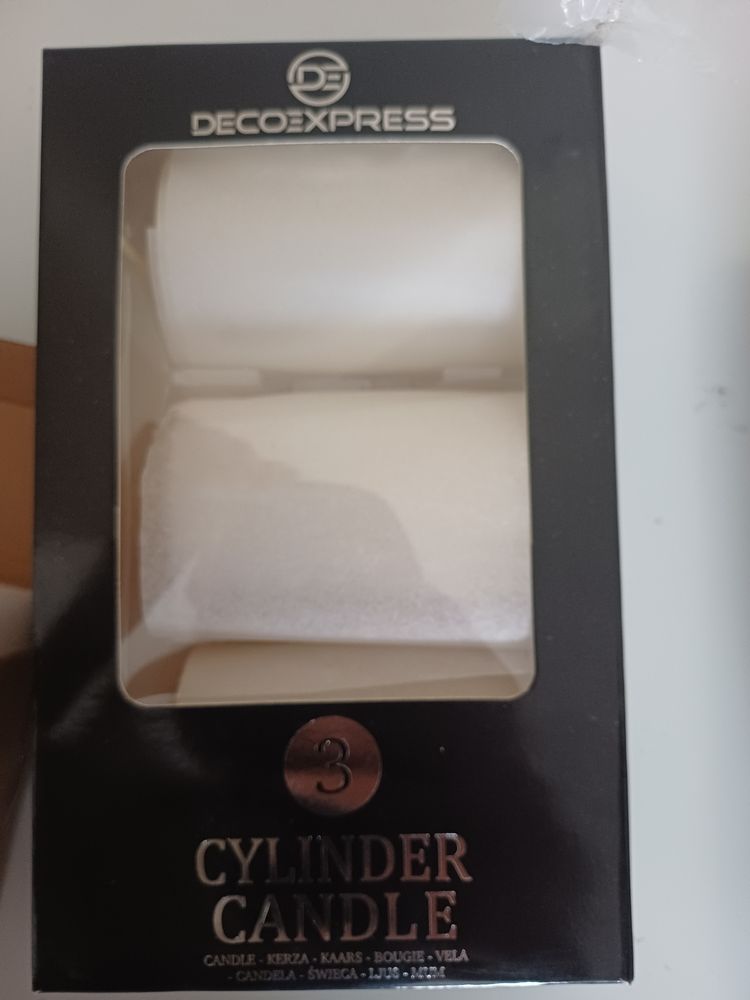 Express Deco Express Cylinder Candle 3Pcs product image