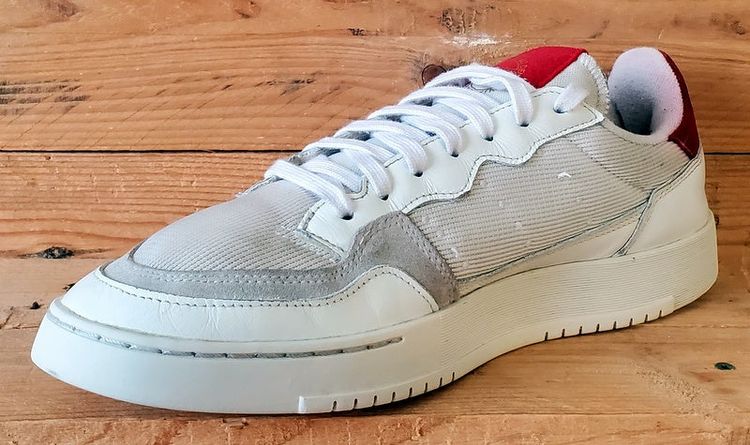 Adidas Supercourt Low Textile Trainers UK10.5/US11/EU45 EF5881 White/Red image 8