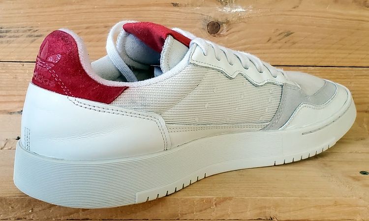 Adidas Supercourt Low Textile Trainers UK10.5/US11/EU45 EF5881 White/Red image 13