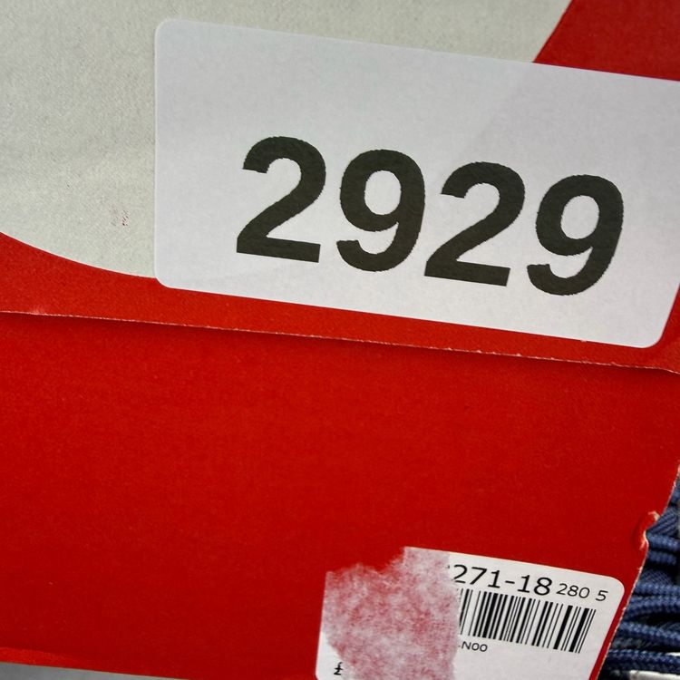 Nike Air Max 97 Size UK 8 USA Midnight Navy Track Red Men's Trainers 921826-405 imagen 6