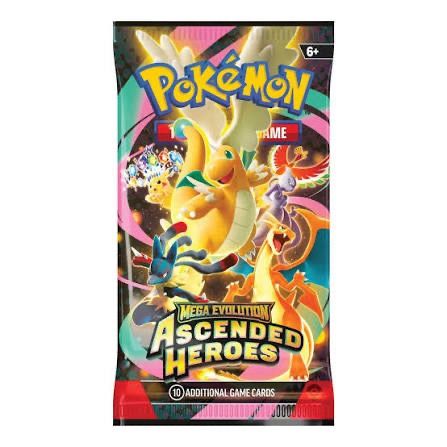 Pokémon Pokémon Mega Evolution Ascended Heroes Trading Card Game Booster Pack product image