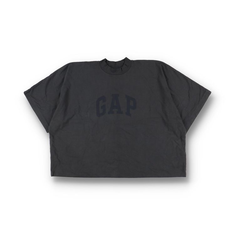 Yeezy x GAP x Balenciaga Black No Seam Dove Logo Oversized T-Shirt imagen 2