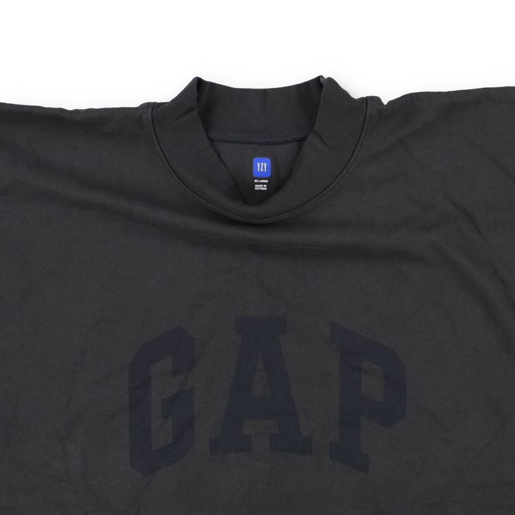 Yeezy x GAP x Balenciaga Black No Seam Dove Logo Oversized T-Shirt imagen 8