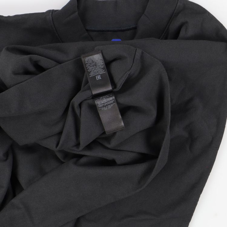 Yeezy x GAP x Balenciaga Black No Seam Dove Logo Oversized T-Shirt imagen 6