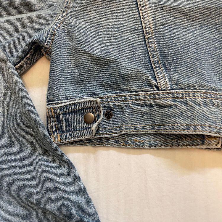 Y2k Chic Light Denim Cropped Mini Jacket obraz 7