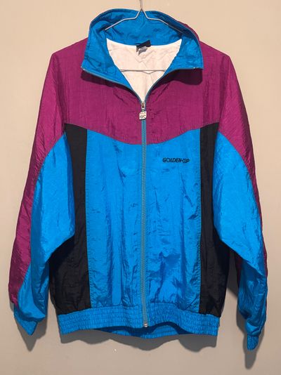 Golden Cup Colorblock Windbreaker Jacket