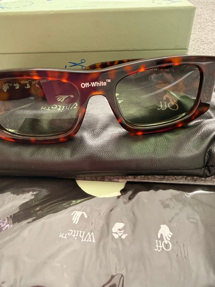 Off-White Tortoiseshell Sunglasses