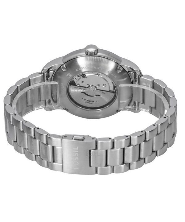 Fossil Heritage Stainless Steel Blue Dial Automatic ME3244 Mens Watch 3