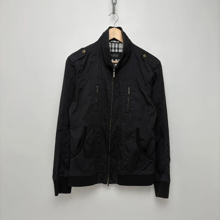 Burberry Vintage Black Bomber Jacket image 1