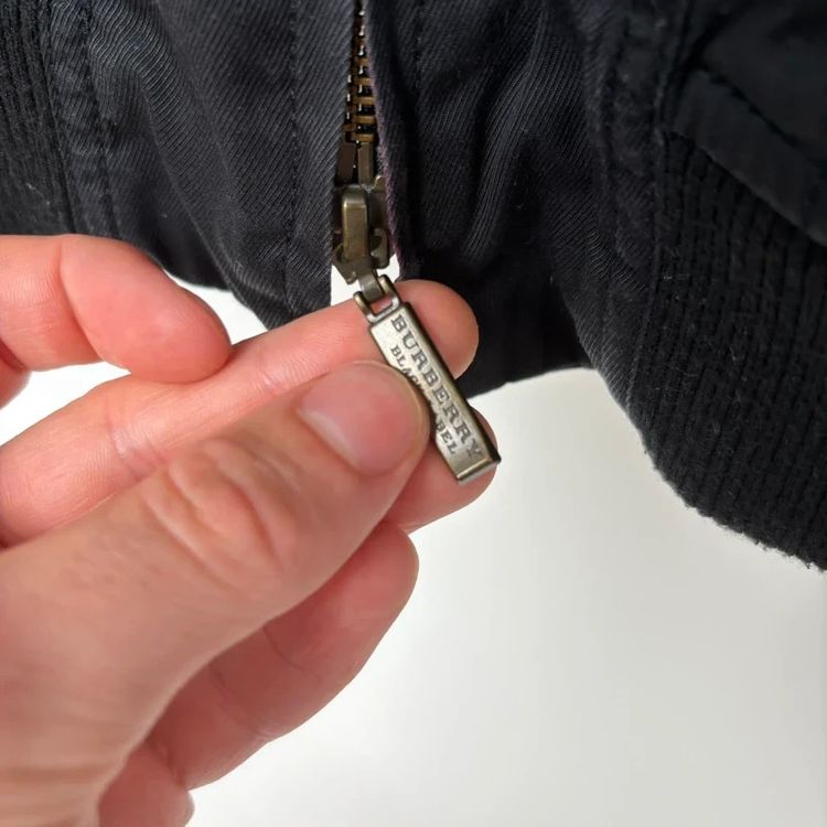 Burberry Vintage Black Bomber Jacket image 6