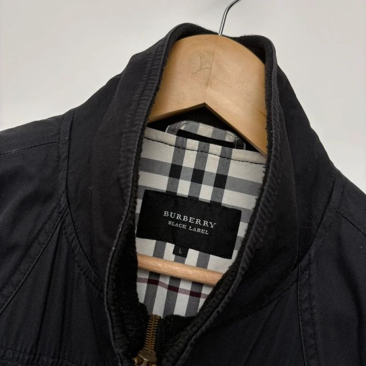 Burberry Vintage Black Bomber Jacket image 4