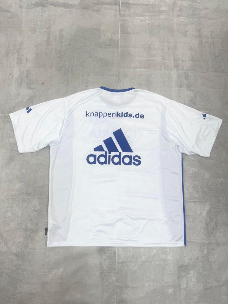 VINTAGE SCHALKE 2003-04 ADIDAS TRAINING FOOTBALL SHIRT XL image 2