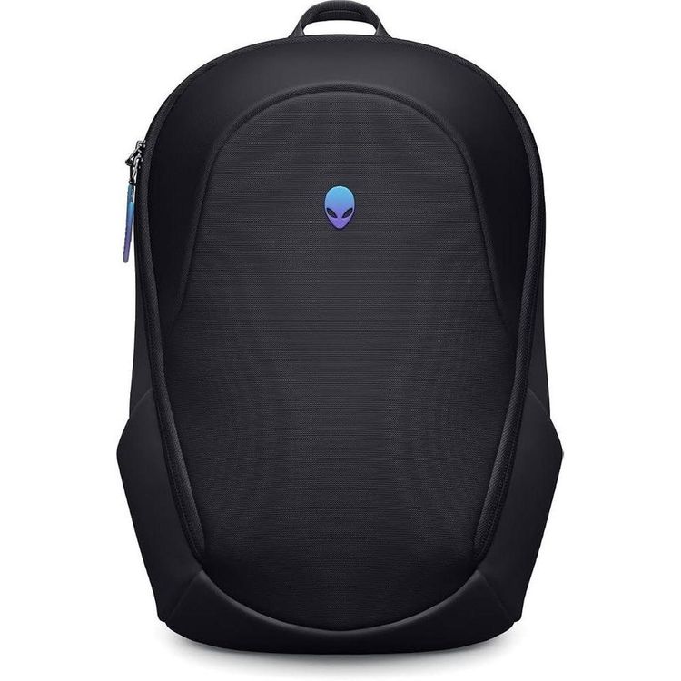 Black Backpack With Alien Logo image 1