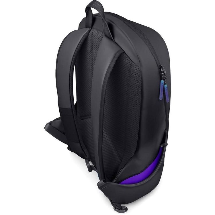 Black Backpack With Alien Logo image 2