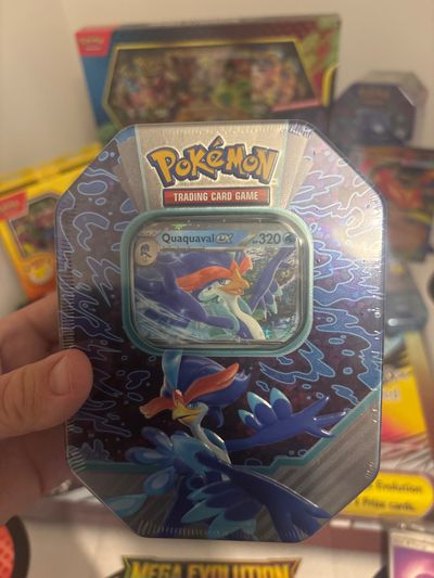 Pokemon Trading Card Game Quaquaval Gx Tin