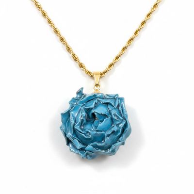 Charm fiore azzurro 2