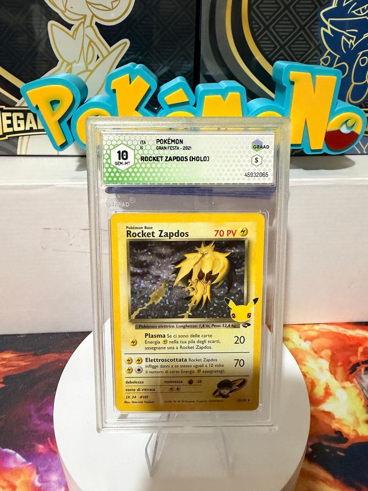 Pokémon Rocket Zapdos Pokémon Trading Card product image