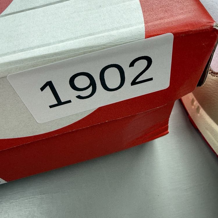 Size 12 - Nike Air Max 1 Since 72 White University Red Cream Trainers HF4312-100 6