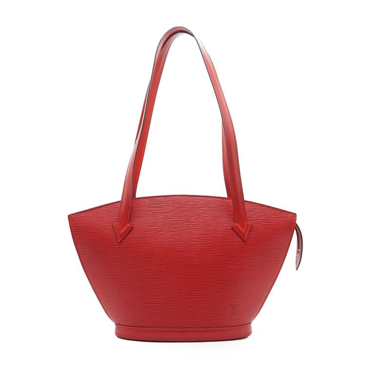 Borsa a tracolla Louis Vuitton Vintage Saint Jacques PM in Epi rossa