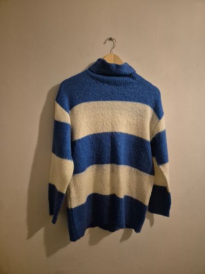 TU Blue And White Striped Sweater