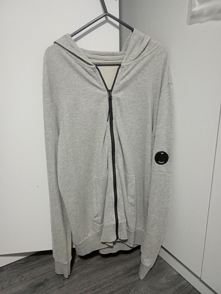 CP Company Grey Zip-Up Hoodie product image