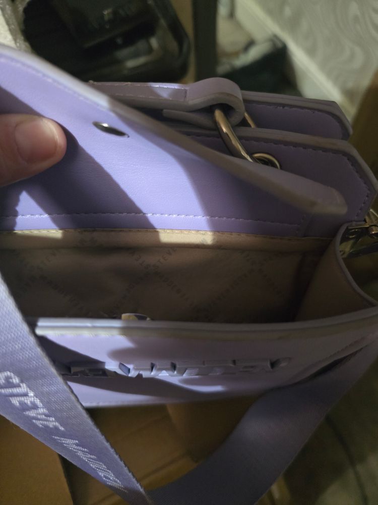 Steve Madden Purple Crossbody Bag obraz 3