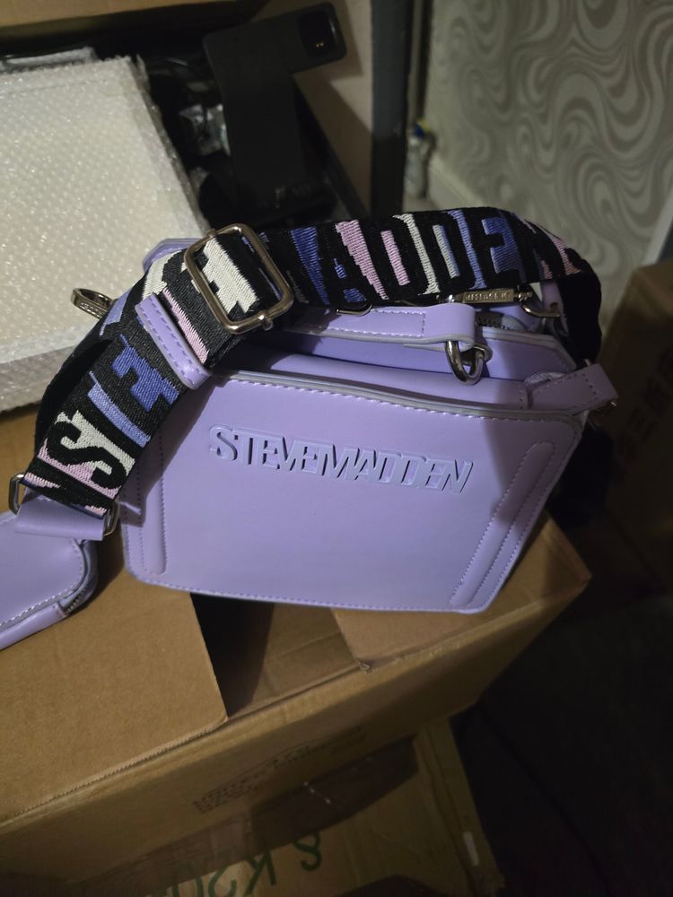 Steve Madden Purple Crossbody Bag obraz 4