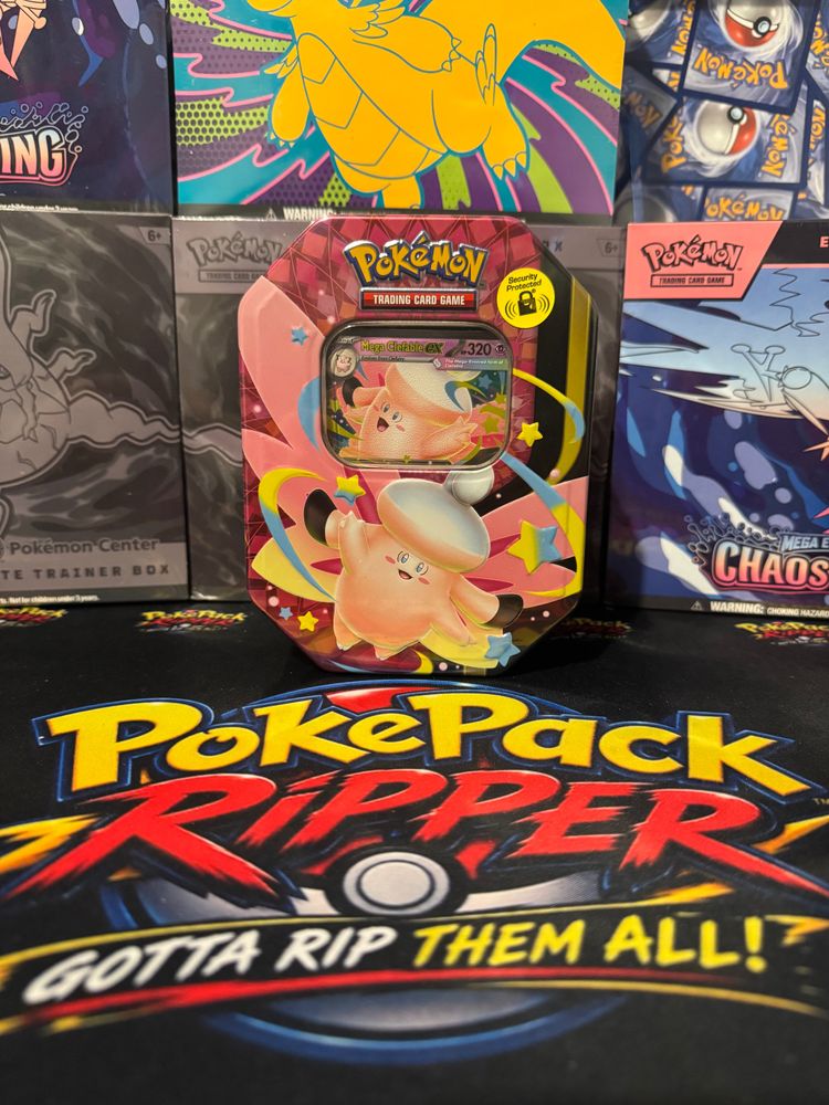 Clefable Pokémon Trading Card Game Tin