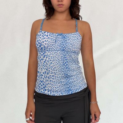 Roberto Cavalli leopard print cami