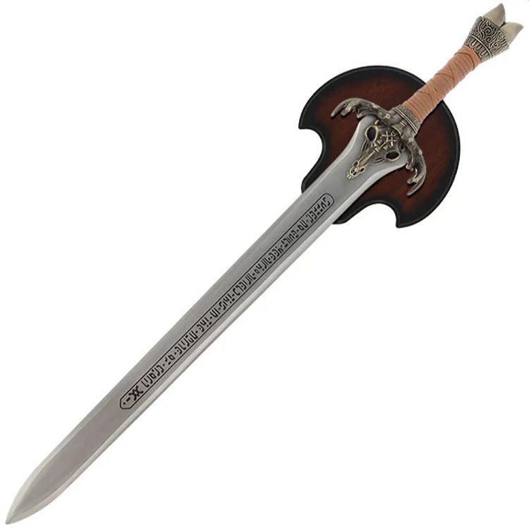 Conan The Barbarian Father's Metal Sword with Plaque 3