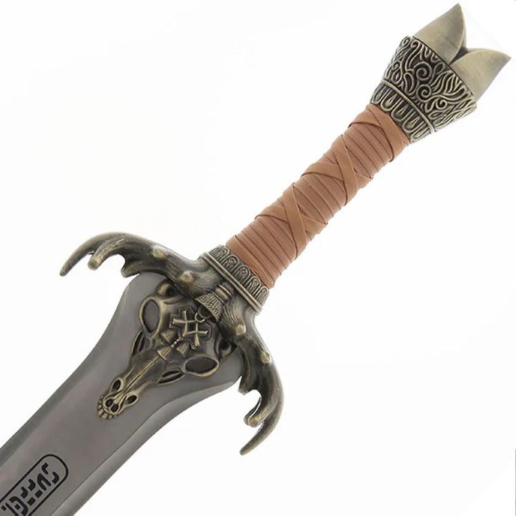 Conan The Barbarian Father's Metal Sword with Plaque 5