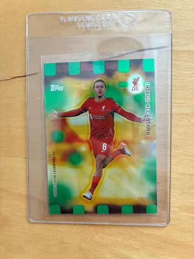 Thiago Alcantara /99 Liverpool topps focus