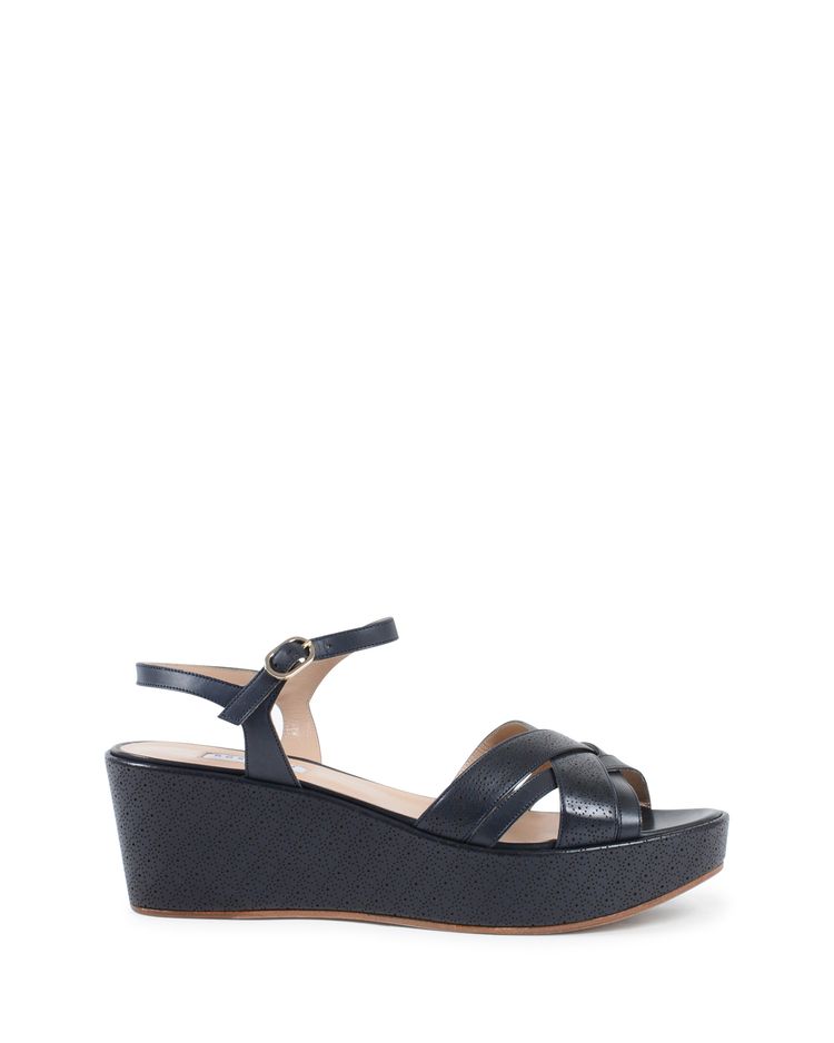 Other Fratelli Rossetti Womens Wedge Sandal Navy Blue 65813 MARAIS NAVY product image