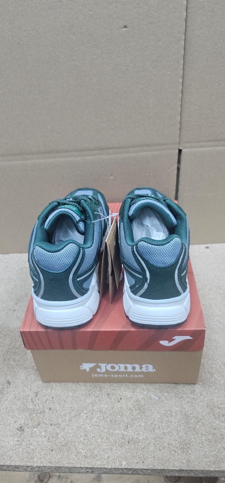 Joma green and white sneakers image 4