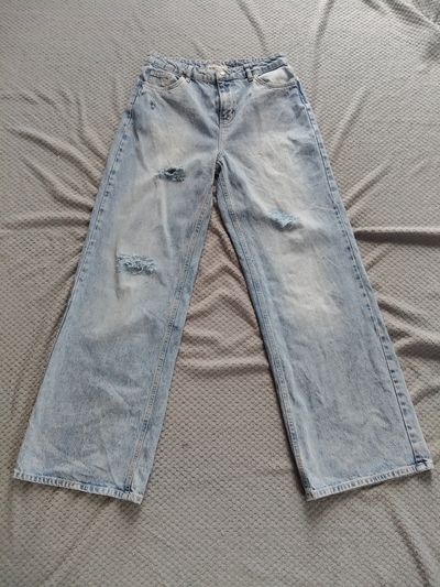 Light Blue Distressed Jeans