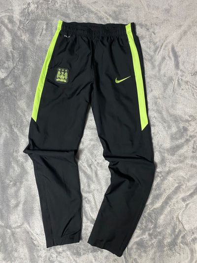 Nike Black And Neon Green Sports Pants