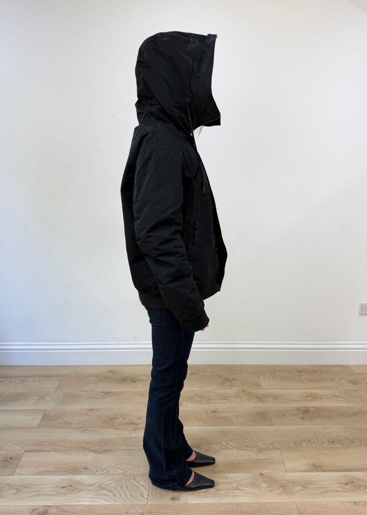 extra extra large black emporio armani coat image 5