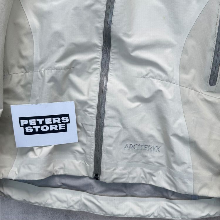 Vintage Arc'teryx Sidewinder Gore-Tex Ski Jacket Women's Large Cream Rare RRP £650 image 3