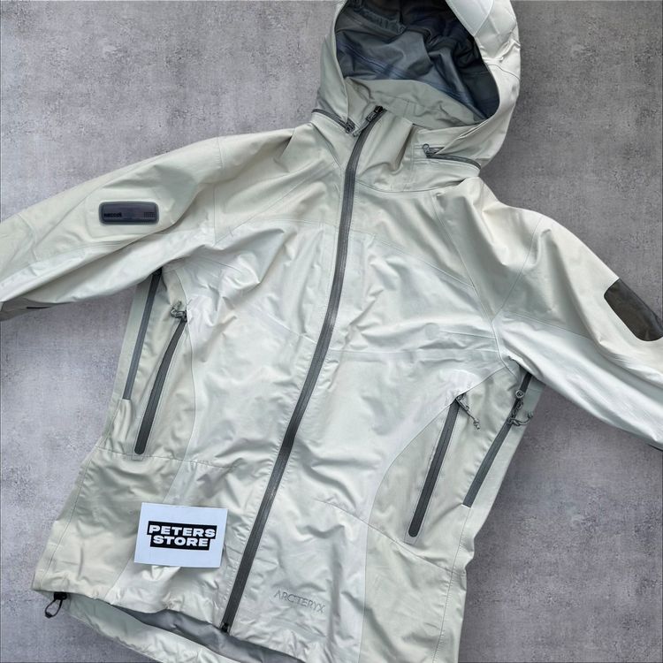 Vintage Arc'teryx Sidewinder Gore-Tex Ski Jacket Women's Large Cream Rare RRP £650 image 5