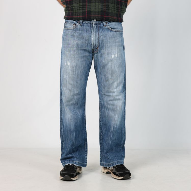 Blue y2ks Guess Denim Jeans (34x30) image 4