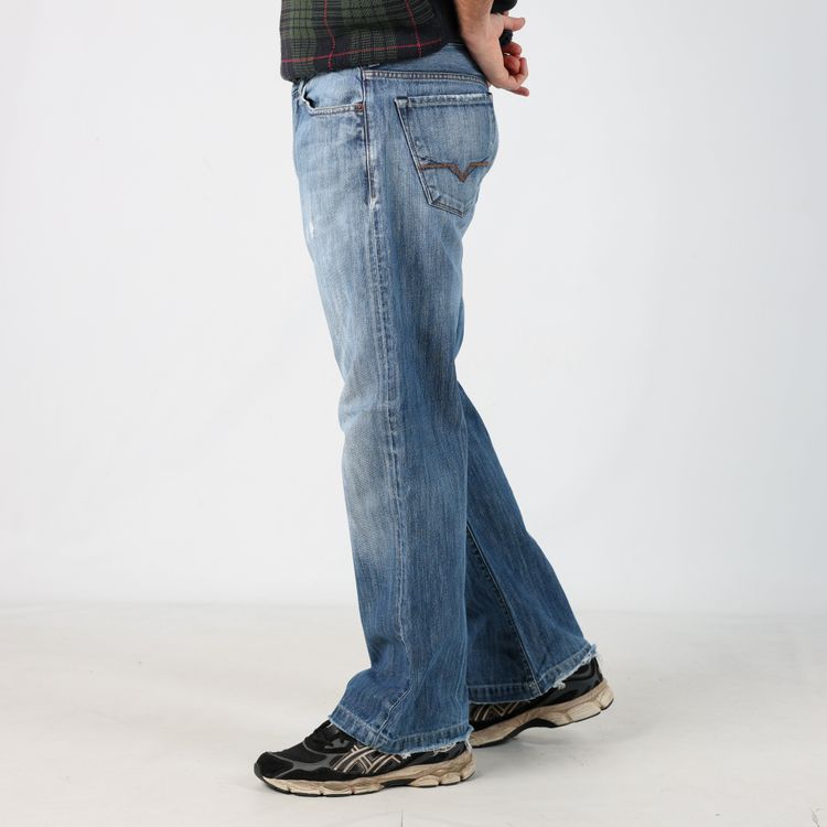 Blue y2ks Guess Denim Jeans (34x30) image 5