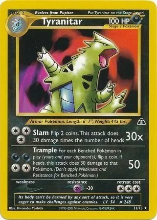Pokémon Carta Pokémon Tyranitar 12/75 product image