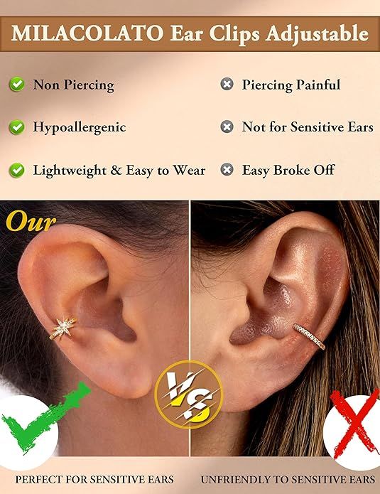 Gold Ear Cuffs And Clips 4
